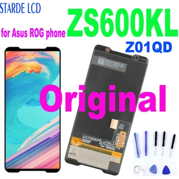 Orijinal Amoled Ekran Asus ROG Telefon ZS600kl Z01QD LCD ekran dokunmatik ekranlı sayısallaştırıcı grup Yedek LCD