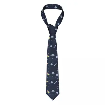 Erkek kravat ince sıska güzel Galaxy kravat moda kravat serbest stil erkek kravat parti düğün