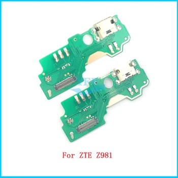 Mikro usb Şarj şarj Portu dock konektör esnek kablo İçin Mikrofon İle ZTE Zmax Pro Z981 BA510 Bıçak A510