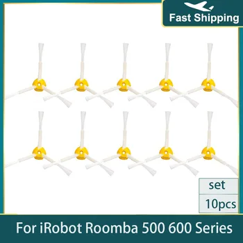 Yan Fırça iRobot Roomba 500 600 700 Serisi için 3 kollu 528 530 532 550 560 620 625 630 650 760 770 Elektrikli Süpürge Parçaları