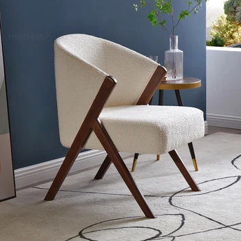 İskandinav Pazen oturma odası kanepeleri Modern Minimalist Lüks Tek Kanepe Tasarımcı Kişilik Okuma Kanepe Sandalyeler Ev Mobilyaları