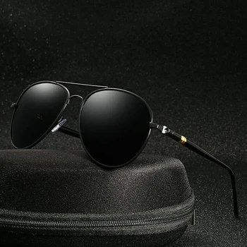 2021 Polarize Güneş Gözlüğü Adam Sürüş Shades Erkek güneş gözlüğü Adam İçin Retro Lüks Kadın Marka Tasarımcısı UV400 Gafas