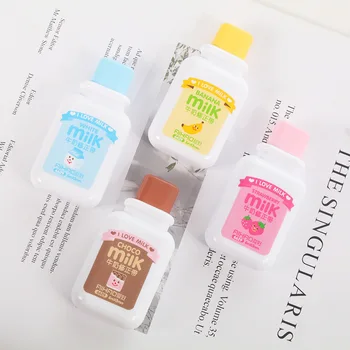 Sevimli Sütlü Düzeltme Bandı malzeme kawaii kırtasiye ofis okul malzemeleri özgünlük düzeltme sıvısı beyaz papelería