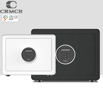 CRMCR Elektronik kasa Elektronik şifre Uzaktan alarm Anahtarsız açılış MiHome App ile Çalışmak
