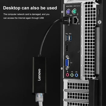  USB 3.0/Tip-C Hub Dönüştürme Desteği Win7/8 / 10 Linux Vista Sistemleri Ethernet RJ45 Lan macbook adaptörü Dizüstü Bilgisayarlar