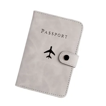 PU Uçak Baskılar Kredi kart tutucu Pasaport Kapağı