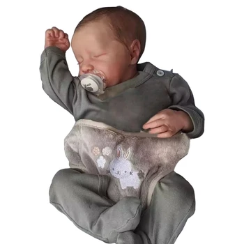 Bebek Giysileri Set Gerçekçi Yenidoğan Bebek 18 Lifelik Bebek Reborns 18 Uyku Yenidoğan Bebek