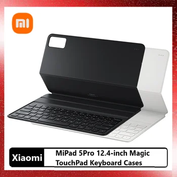 Xiao mi mi Pad 5Pro 12.4 inç Sihirli TouchPad Klavye Kılıfları Tablet Xiao mi Pogo Pin Kontak Bağlı Kapak Manyetik Kılıflar