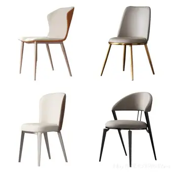 Lüks İskandinav Yemek Sandalyesi Paslanmaz Çelik Altın kaplama Modern Yemek Sandalyesi Accent Eğlence Oturma Odası Sillas Ev Mobilyaları