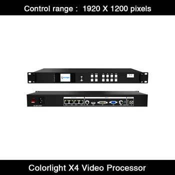 Colorlight X4 LED Ekran Denetleyicisi Profesyonel LED ekran kontrol aygıtı Ekleme Video İşlemcisi 2.3 Milyon Piksel Kapasiteli