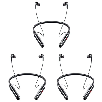 AYHF - 3X S650 100 Saat Bluetooth Kulaklık Stereo Kablosuz Bluetooth Kulaklık Boyun Bandı Kulaklık
