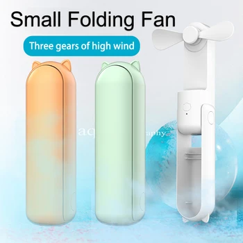 Xiaomi el fanı Mini Fanlar Ventilador USB Şarj Edilebilir Fan 1500mAh Sessiz Küçük Fan Yaz Ventilador de Mano Ventoinha