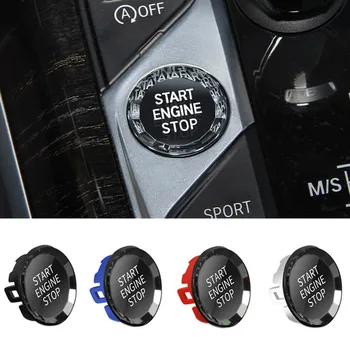 Araba Motoru Çalıştırma Durdurma Anahtarı Ateşleme Düğmesi Trim Fit BMW 3 8 Serisi İçin G20 G21 G28 G14 G16 X5 G05 X7 G07 Z4 G29 2019-2021